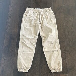 Abercrombie & Fitch Light Tan Joggers